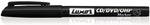 GROSSē 10 X FINE TIP PERMANENT MARKER PENS BLACK COLOR CD/DVD Pen Marker