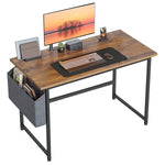 Computer Desk 81 cm, Home Office Small Writing Study Desk with storage