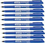 GROSSē 10 X FINE TIP PERMNENT MARKER PENS BLACK, BLUE, RED, GREEN COLOR LUXOR CD/DVD Pen Marker