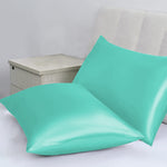 Soft Satin PillowCases Cushion Covers Home Decor Bed Bedding