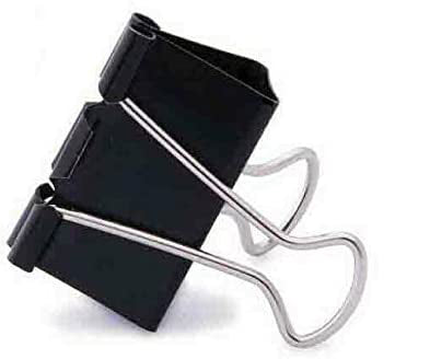 12 X Foldback Clips 32mm fold back paper binder clips Bulldog Clips metal clip