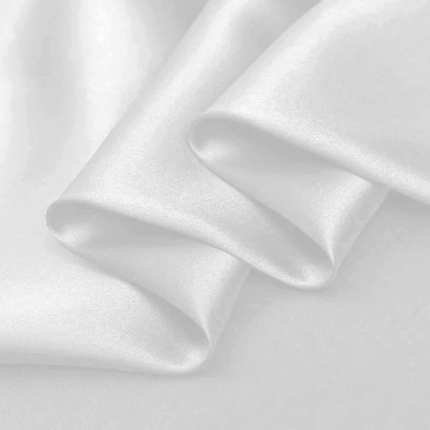 SATIN FABRIC ROLL Satin Table Runners Dress Fabric Craft Wedding 27cm width