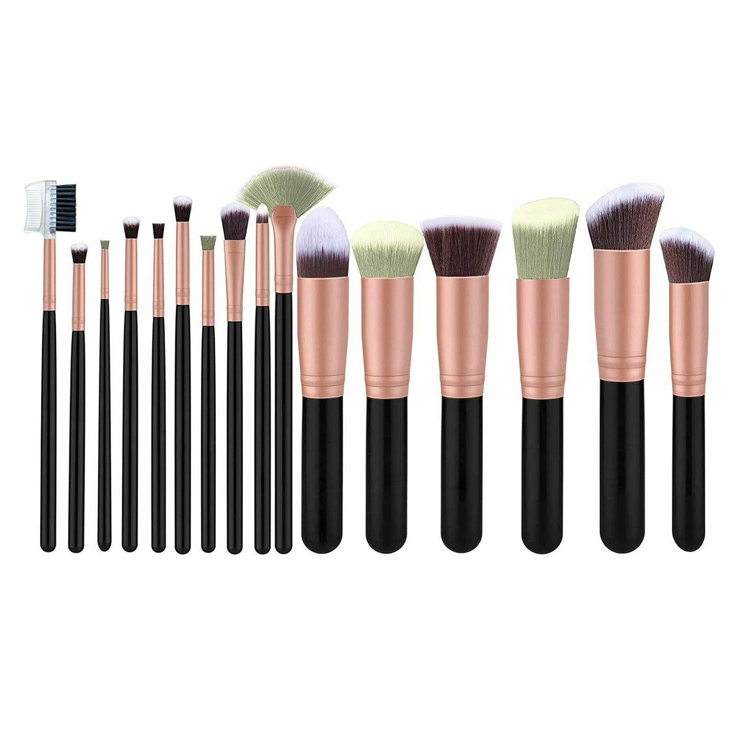 16 pcs Kabuki Make up Brushes Set Eye shadow Blusher Face Powder Foundation UK