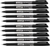 10 X FINE TIP PERMANENT MARKER BLACK