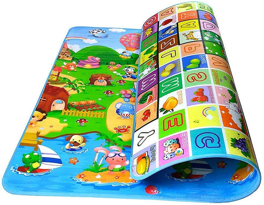 200cm X 180cm Play Mat 2 Sided Kids Crawling Educational Soft Foam Picnic Carpet