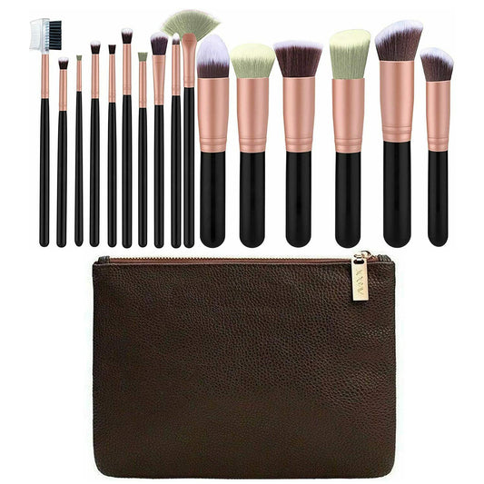 16 pcs Kabuki Make up Brushes Set Eye shadow Blusher Face Powder Foundation UK