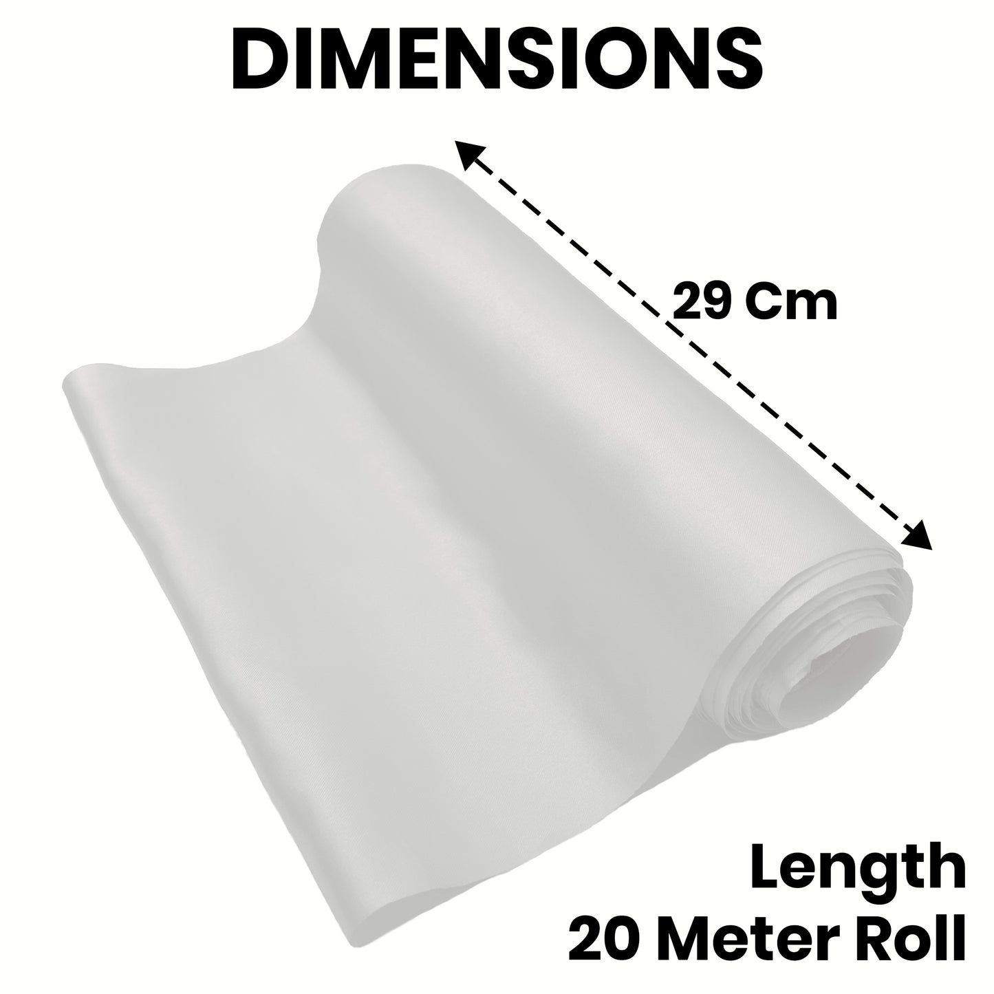 Satin Fabric Roll Satin Chair Sashes Table Runners Dress Fabric Craft Wedding