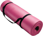 183 x 61 cm Yoga Mat 12mm Thick Gym Exercise Fitness Pilates Workout Mat Non Slip