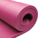 183 x 61 cm Yoga Mat 12mm Thick Gym Exercise Fitness Pilates Workout Mat Non Slip