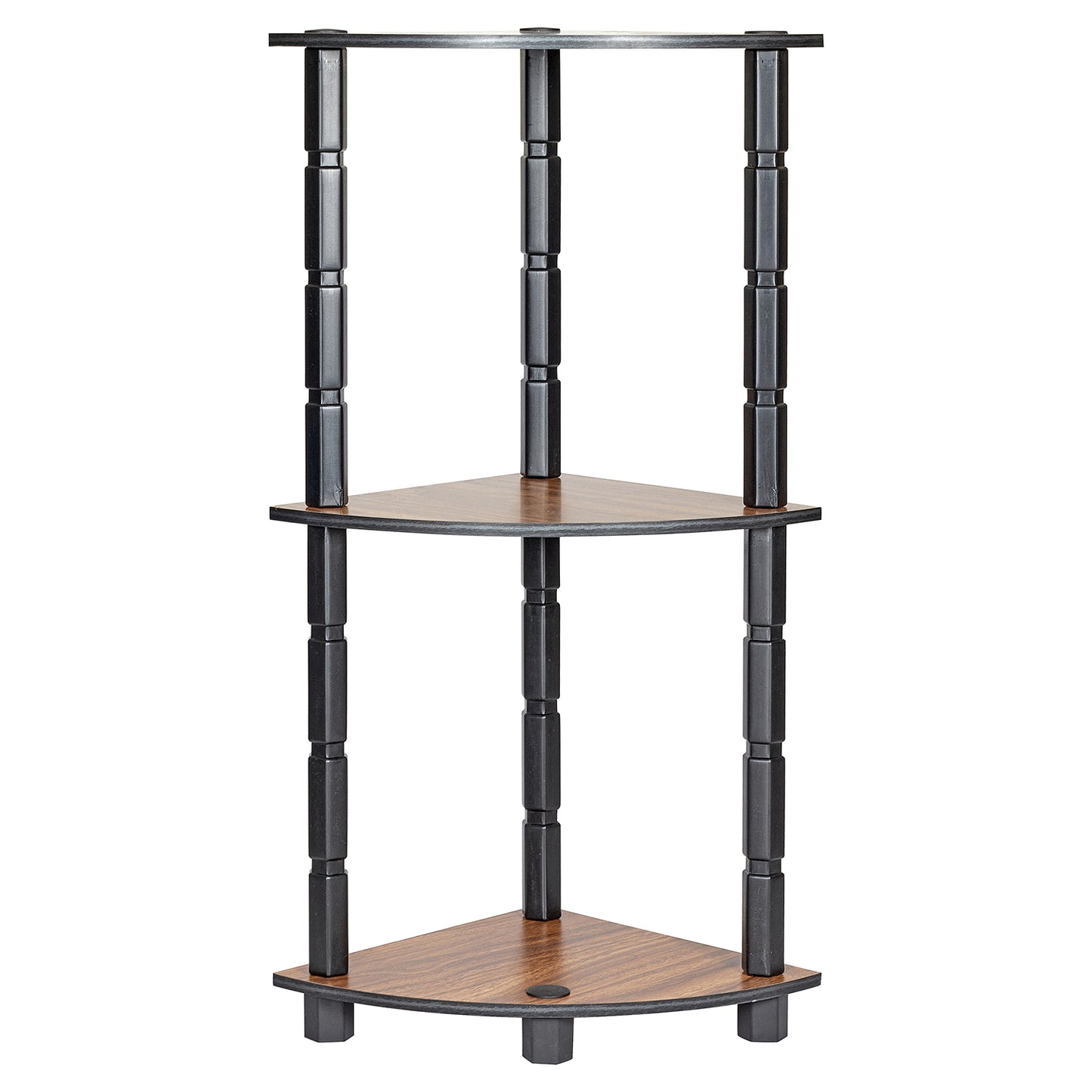 Turn-N-Tube 3 Tier Corner Shelf Storage Rack Organizer Display Bookshelf