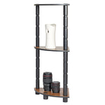 Turn-N-Tube 3 Tier Corner Shelf Storage Rack Organizer Display Bookshelf