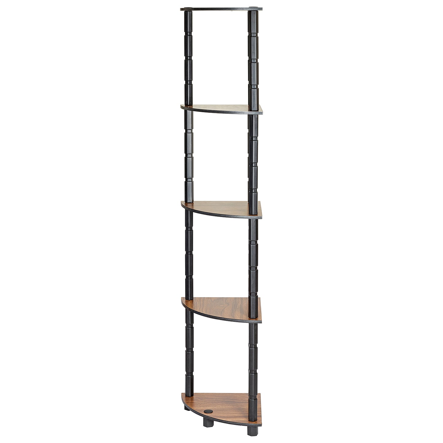 Turn-N-Tube 5 Tier DIY Corner Standing Multipurpose Wall Shelf For Living Room