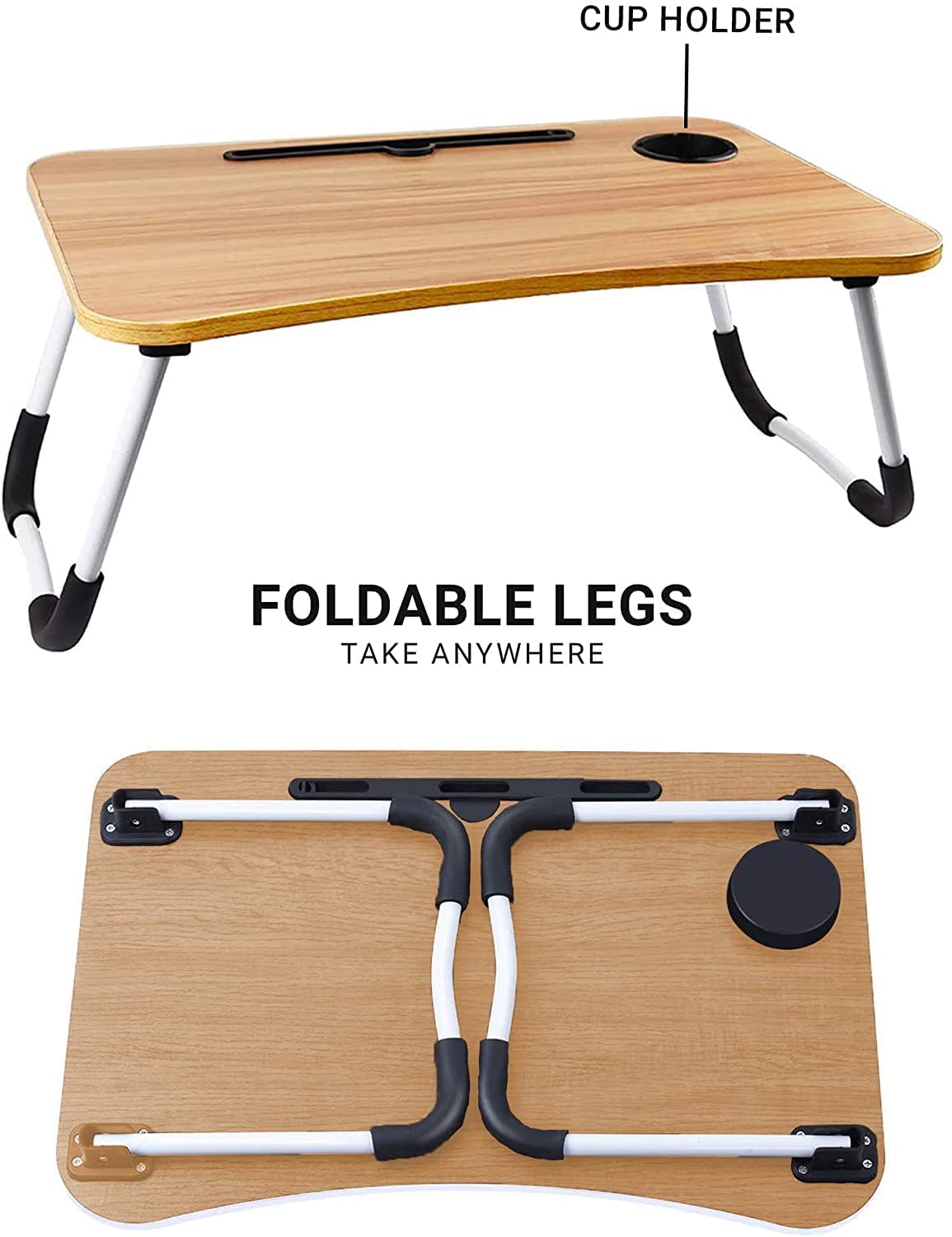 Foldable Laptop Bed Table Stand Computer Desk Sofa Lap Tray Foldable Portable