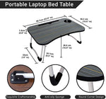 Foldable Laptop Bed Table Stand Computer Desk Sofa Lap Tray Foldable Portable