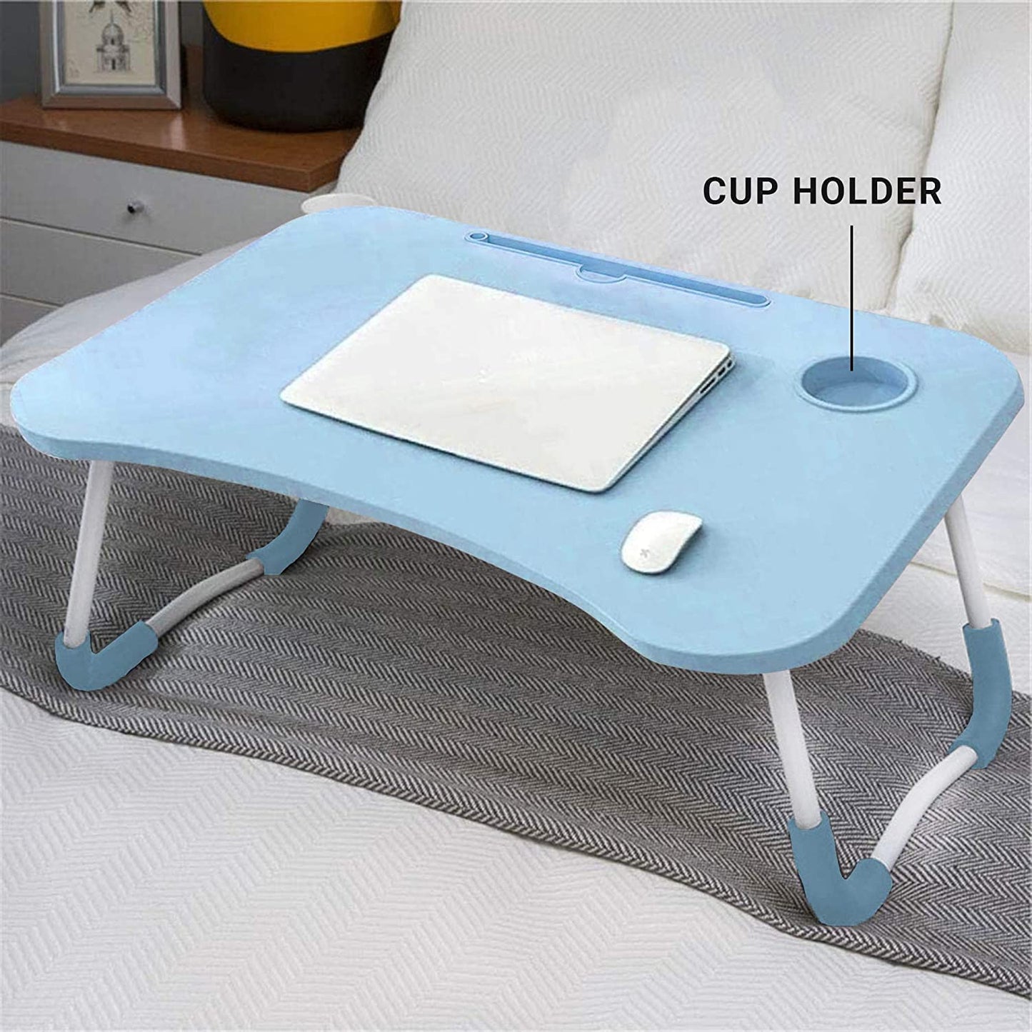 Foldable Laptop Bed Table Stand Computer Desk Sofa Lap Tray Foldable Portable