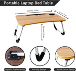 Foldable Laptop Bed Table Stand Computer Desk Sofa Lap Tray Foldable Portable