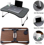 Foldable Laptop Bed Table Stand Computer Desk Sofa Lap Tray Foldable Portable