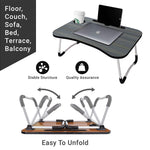 Foldable Laptop Bed Table Stand Computer Desk Sofa Lap Tray Foldable Portable