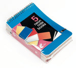 Note Pad A5 A6 A7 Spiral Multi-coloured Neon Ruled Notebook - Chiltern Wove