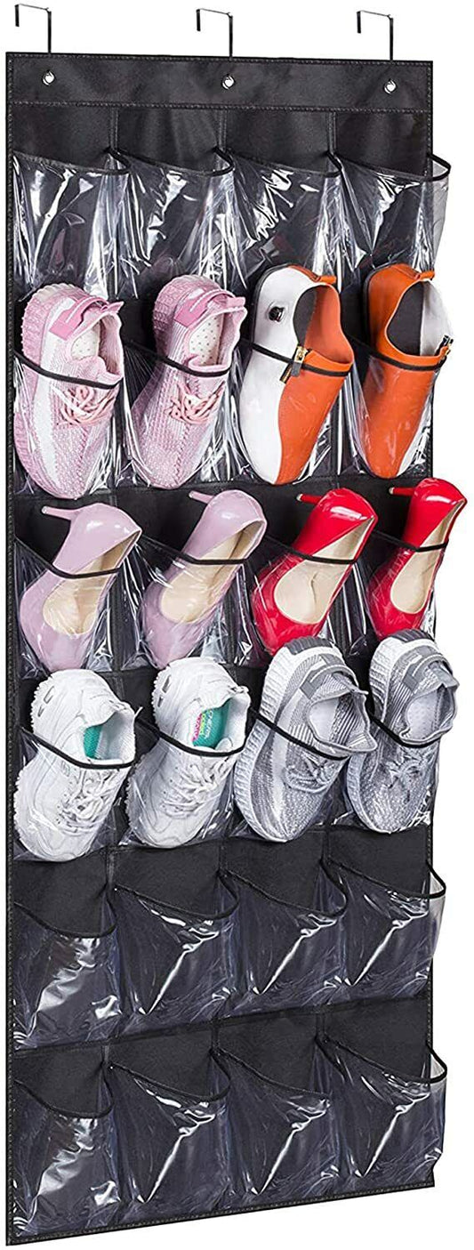 Over The Door Shoe Organizer Rack Large Hanging Storage Holder Hanger Bag Closet