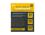 Wet & Dry Assorted Grit Fine Medium Coarse And Extra Fine Sheets Sand Paper