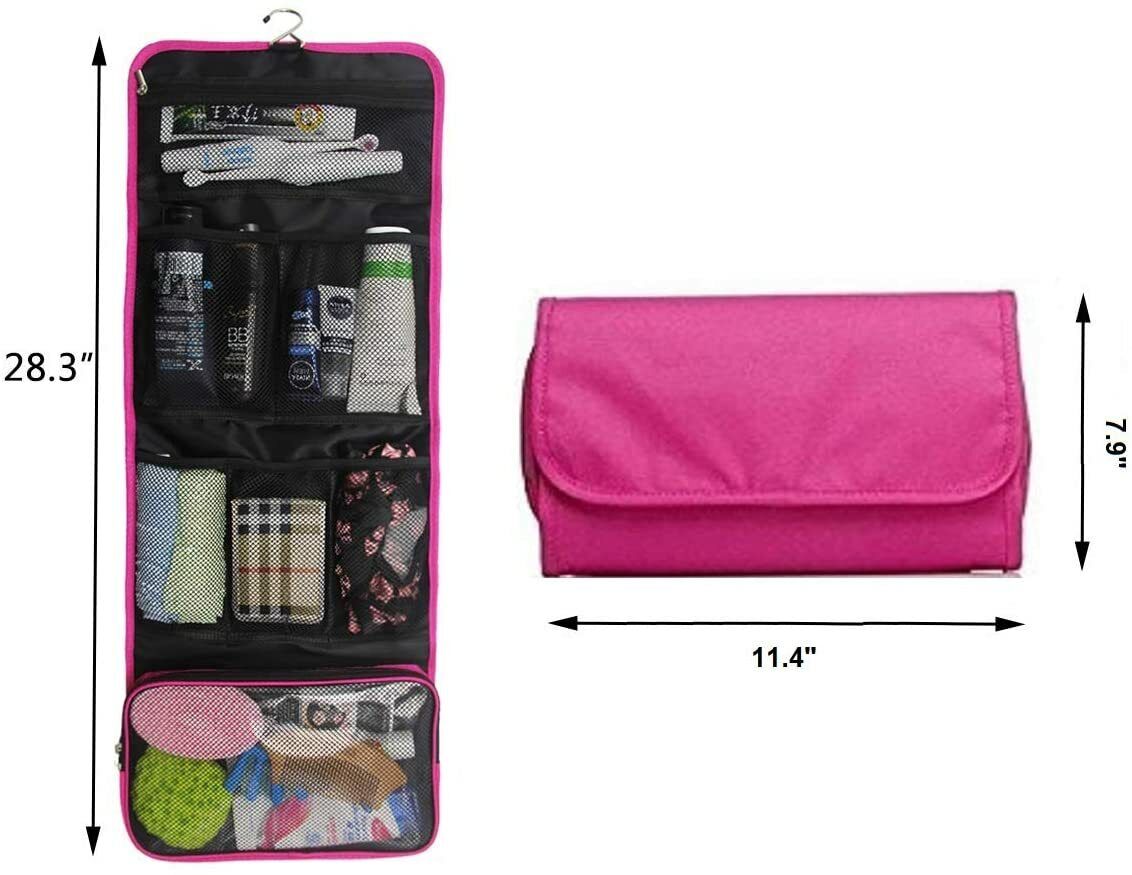 Large Hanging Toiletry Bag Cosmetic Makeup Wash Storage Travel Organizer Pouch