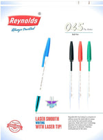 10 Pens Reynolds 045 mm Fine Tip Carbure Ball Point Pen BLACK / RED / BLUE / GREEN