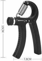 10-40KG Adjustable Hand Grip Strengthener Wrist Forearm Trainer Exerciser UK