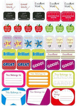 1000x Well Done Reward Stickers - School Teachers Award - Parents Kids - Primary