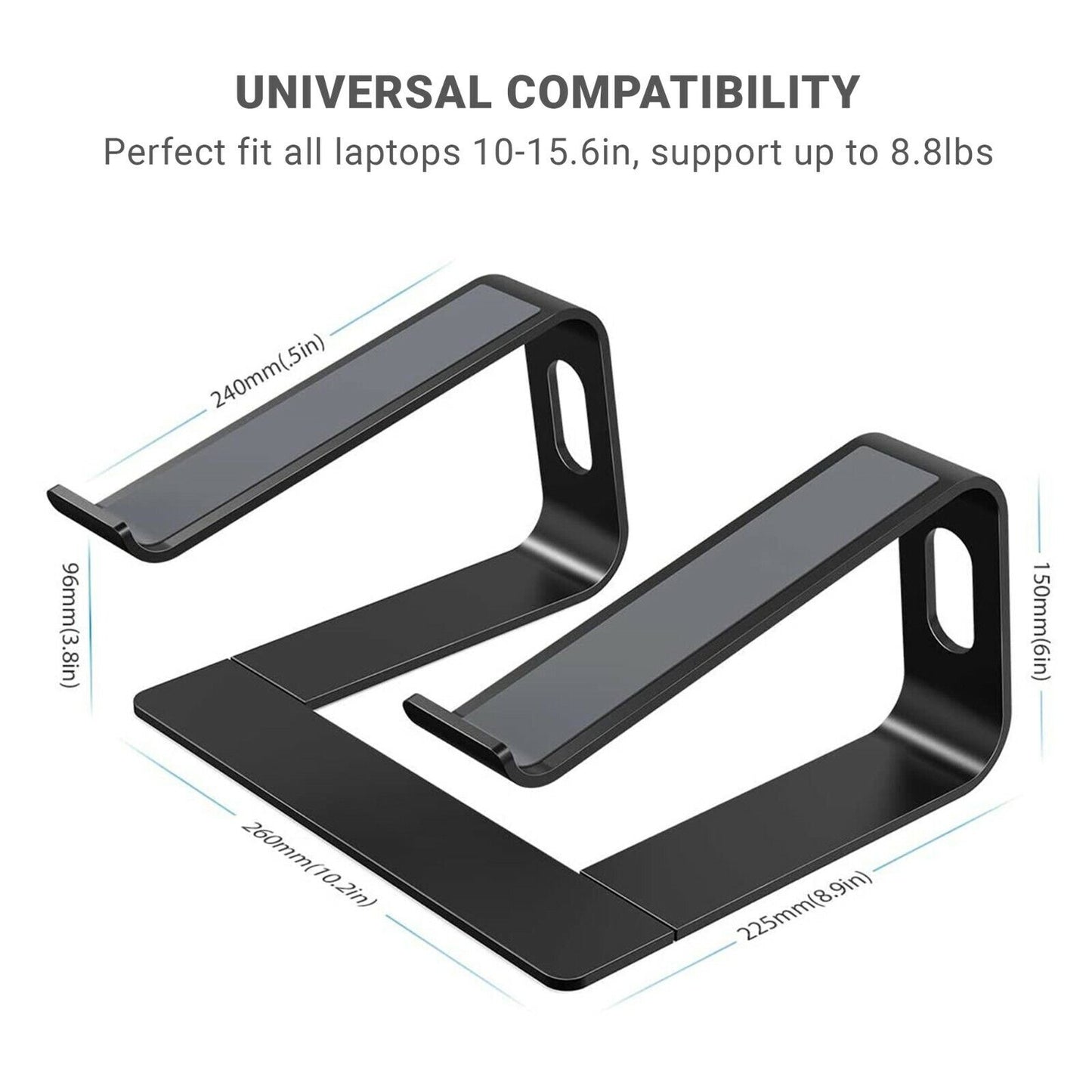 LAPTOP STAND PORTABLE ADJUSTABLE TABLET HOLDER DESK RISER FOR NOTEBOOK MAC BOOK