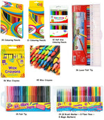 Wax Crayons Colouring Pencils Felt Tips Metallic Markers Magic Markers