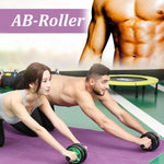 2-WHEEL ABDOMINAL EXERCISE AB ROLLER BODY FITNESS STRENGTH TRAINING GYM