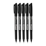 10 X Fine + Extra Fine Tip Permanent Marker Pens BLack CD / DVD - Best Price