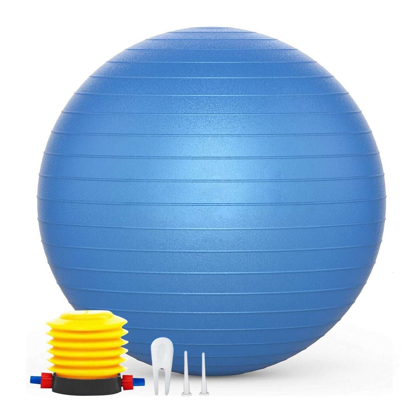 55/65CM YOGA BALL EXERCISE GYM SWISS FITNESS PREGNANCY BIRTHING ANTI BURST+ PUMP