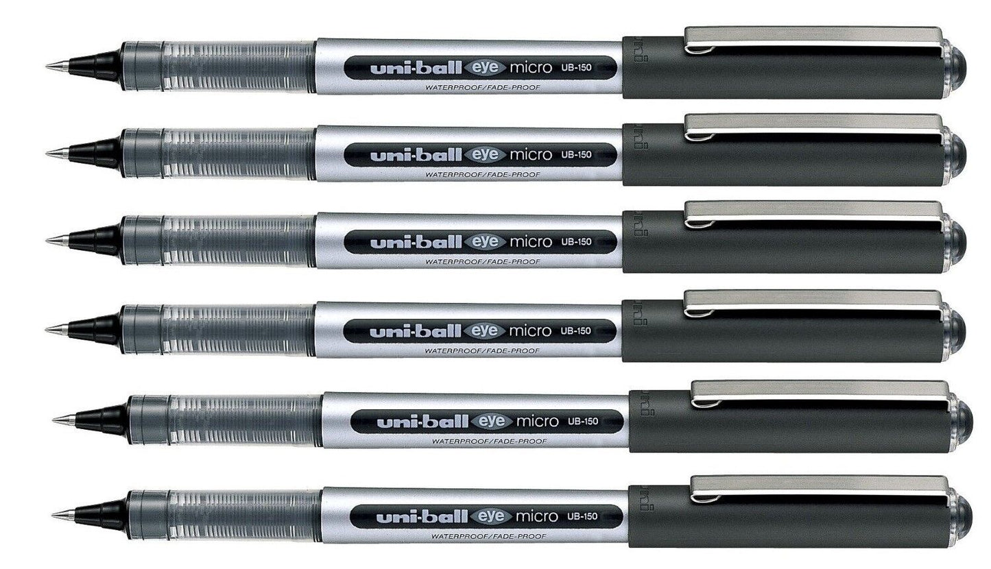 UNI BALL EYE MICRO UB-150 ROLLERBALL PEN BLACK COLOUR