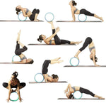 Yoga Wheel Exercise Fitness Pilates Ring Stretch Roller Stretching Back Workout