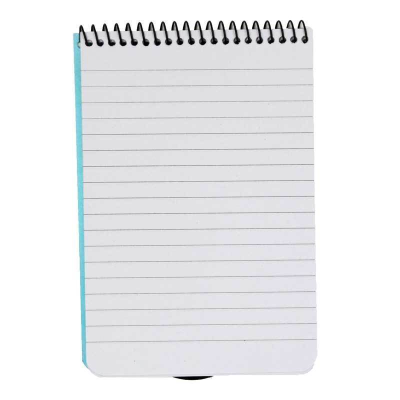 Note Pad A5 A6 A7 Spiral Multi-coloured Neon Ruled Notebook - Chiltern Wove