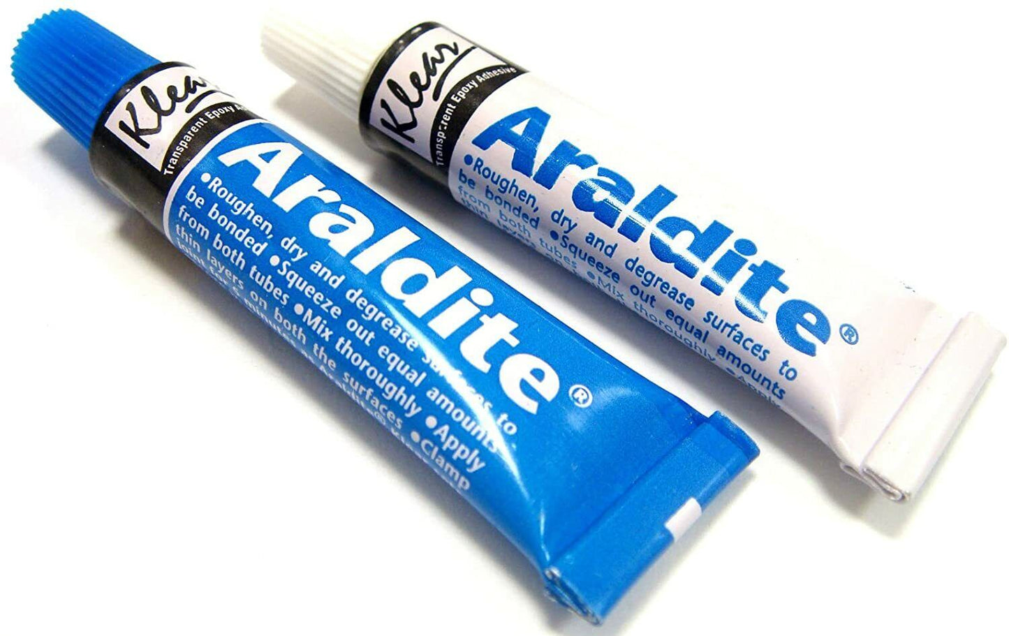 Araldite Klear Epoxy Adhesive Glue 2 Part With Resin & Hardener 5 Minutes Setting