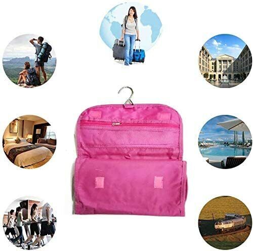 Large Hanging Toiletry Bag Cosmetic Makeup Wash Storage Travel Organizer Pouch