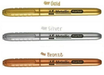 Medium Metallic Permanent Marker Pen Gold Bronze Silver Craft Paper Card Metal