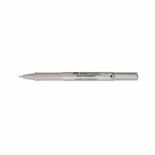 Faber Castell Ecco Pigment Fibre Tip Black Pen -0.05 to 0.8mm Drawing Pen