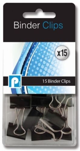 15 X 19mm Foldback Clips Removable filing Bulldog style fold back grip clip