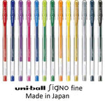 UNI-BALL SIGNO UM-100 EYE 0.7mm FINE VARIOUS COLOR GEL PEN